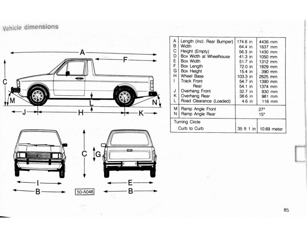 1981 Volkswagen Rabbit Pickup Owners Manual chris.chemidl.in